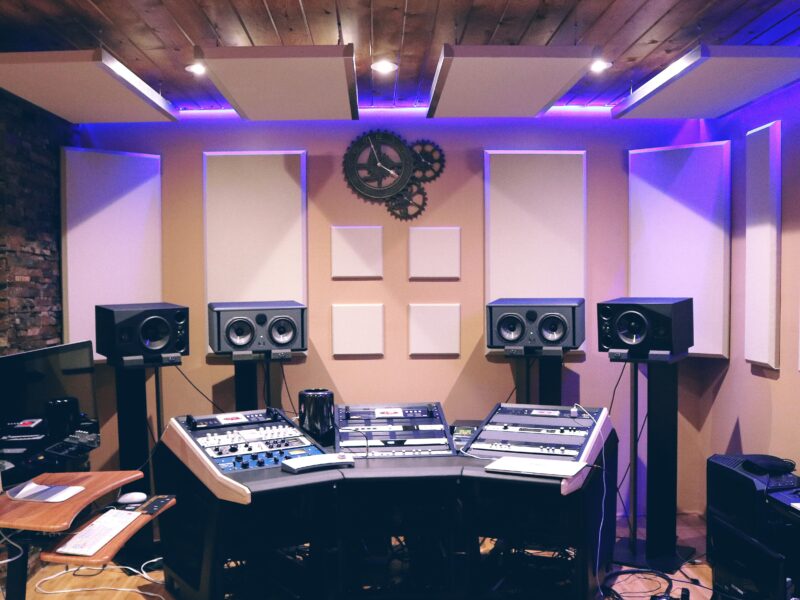 My recording studio décor experience
